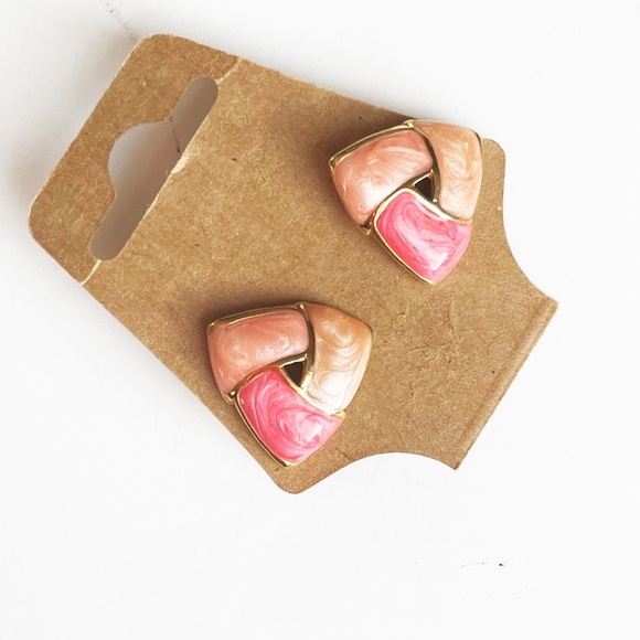 Vintage 80’s Glam Earrings - Picture 2 of 4